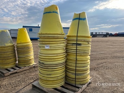 Quantity of (50) 8 in Pipe Cones