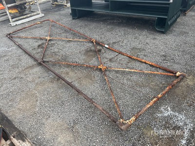 3900 mm x 1500 mm Steel Portail d'entrée