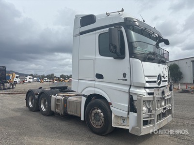 2021 Mercedes Benz Actros 2663 6x4 Ciągnik siodłowy T/A z kabiną sypialną