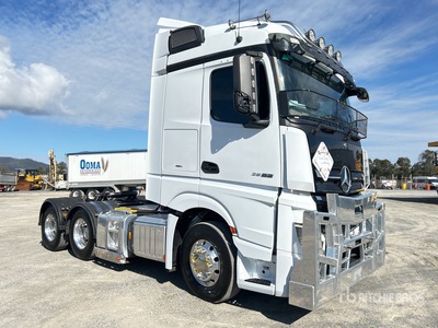 2021 Mercedes Benz Actros 2663 6x4 Tracteur Routier Couchette