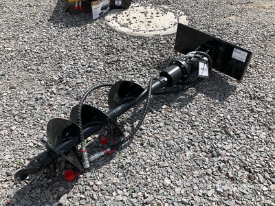 2025 GIYI 12 in Mini Gusano para Minicargador (Sin Usar) / Skid Steer Auger (Unused)