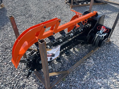 2025 GIYI X39 8 in Mini Zanjadora para Minicargador (Sin Usar) / Skid Steer Trencher (Unused)