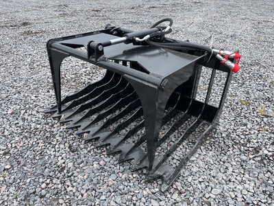 2025 GIYI HWG44 44 in Mini Grapa para Minicargador (Sin Usar) / Skid Steer Grapple (Unused)