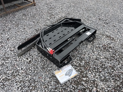 2025 GIYI SF60 60 in Horquillas con Desplazamiento Lateral para Minicargador (Sin Usar) / Side Shift Forks - Fits Skid Steer Loader (Unused)