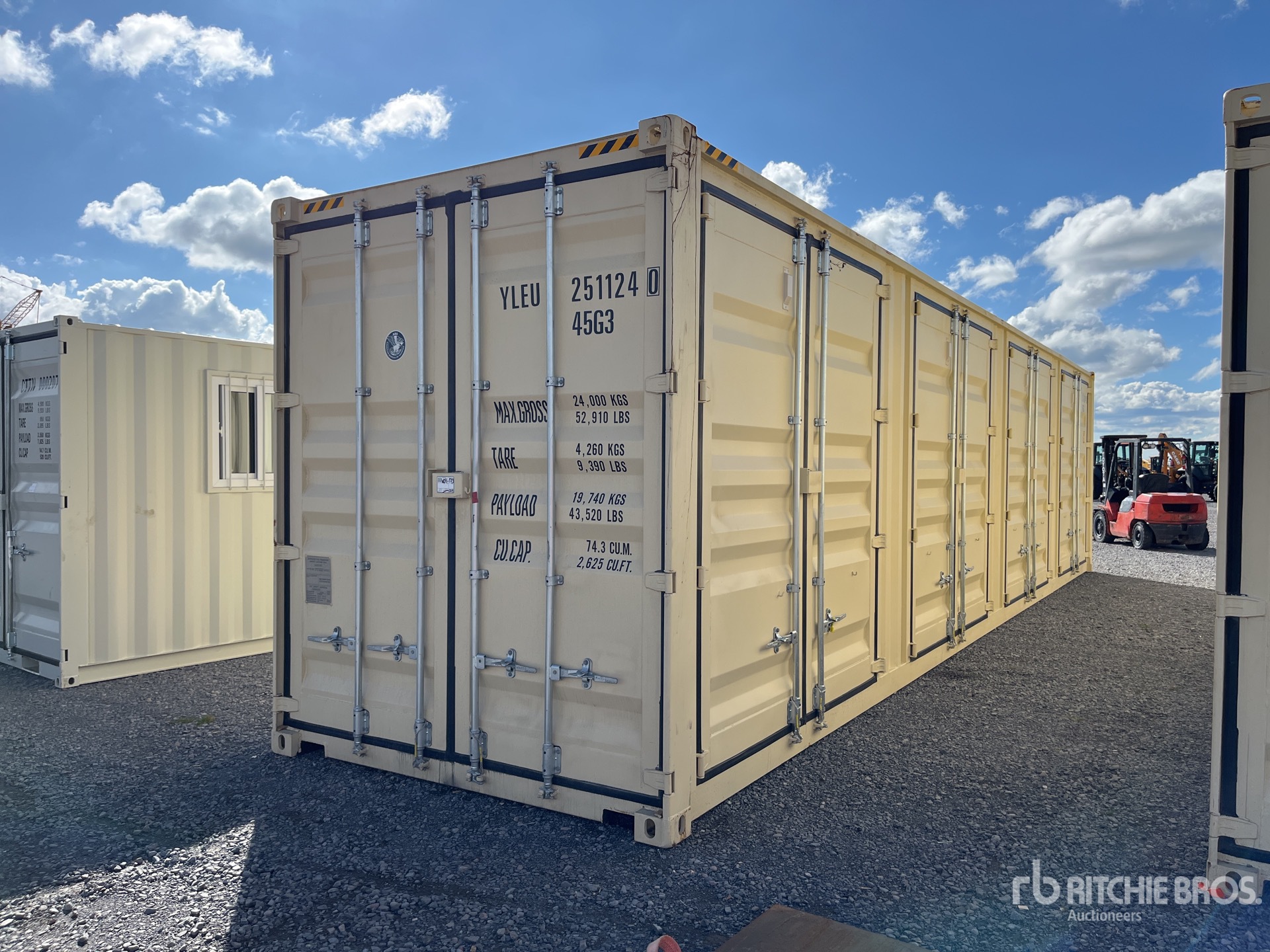 2025 40 ft High Cube Multi-Door Contenedor / Storage Container