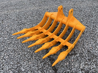 2025 GIYI 32 in Escarificador para Excavadora (Sin Usar) / Excavator Rake - Fits Cat 305 (Unused)