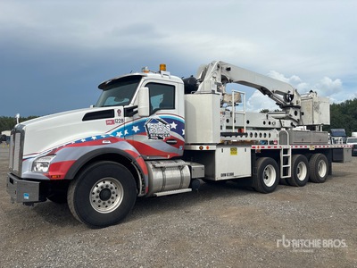 2021 Aspen Aerials A62 600 lb Articulated Boom on 2022 Kenworth T800 8x4 Bridge Inspection Truck