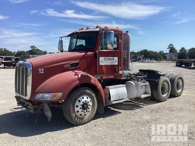 2010 Peterbilt 386 T/A Day Cab Truck Tractor