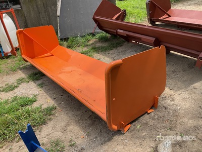 117 in Skid Steer Snow Pusher - Fits Skid Steer