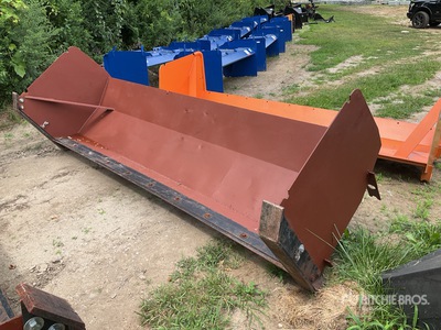 117 in Skid Steer Snow Pusher - Fits Skid steer