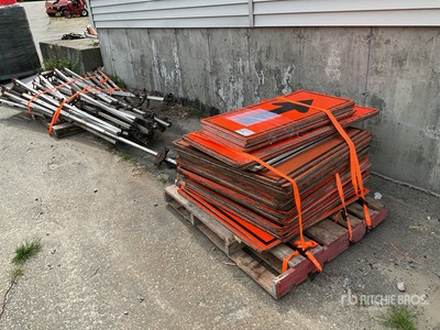 Quantity of (2) Pallets of Road Signs