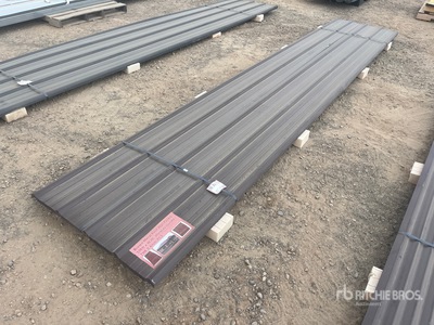 Quantity of (30) 16 ft x 3 ft Metal Roof Panels (Unused)