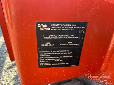 2021 Ditch Witch C24X Zanjadora