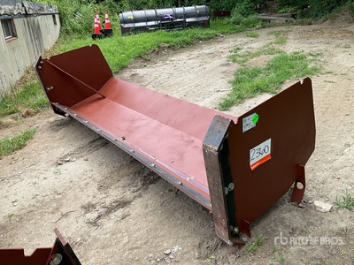 117 in Skid Steer Snow Pusher - Fits Skid Steer