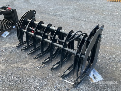 2025 GIYI GYCLG72C 72 in Log Skid Steer Grapple (Unused)
