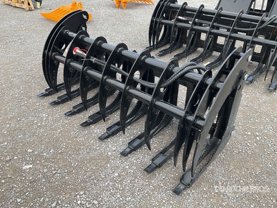 2025 GIYI GYCLG72C 72 in Root Skid Steer Grapple (Unused)