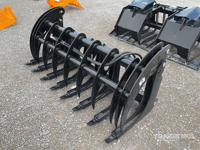 2025 GIYI GYCLG72C 72 in Root Skid Steer Grapple (Unused)