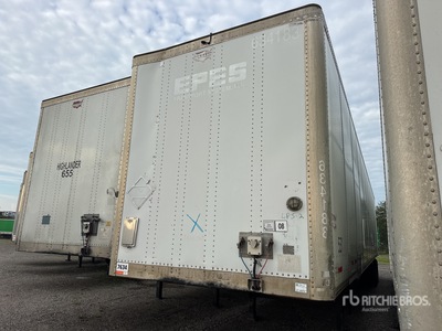 2014 Wabash DVCHPC 53 ft x 102 in T/A Van Trailer