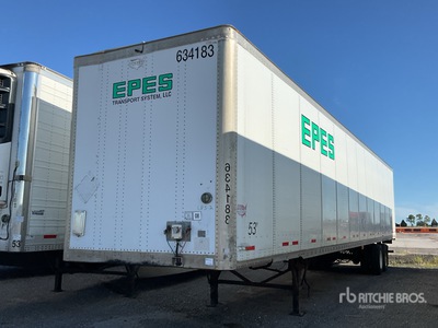 2014 Wabash DVCHPC 53 ft x 102 in T/A Van Trailer