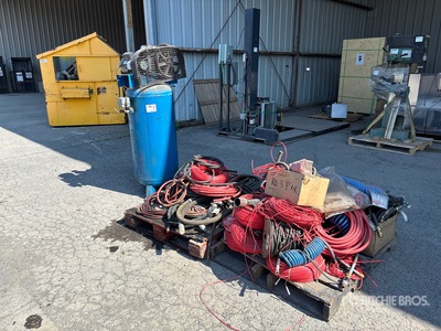 12.5 cfm Skid-Mounted Electric 60 gal Compresor de aire