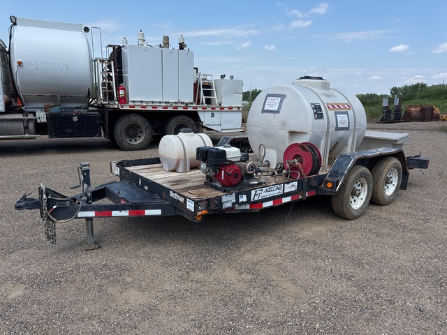 Mi-T-M Pressure Washer on 2007 Felling LE162 Equipment Trailer