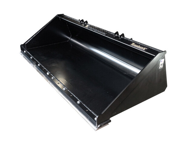 (Unused) Tomahawk 84 In Heavy Duty Low-Profile w/ Bolt-On-Edge Skid Steer Bucket