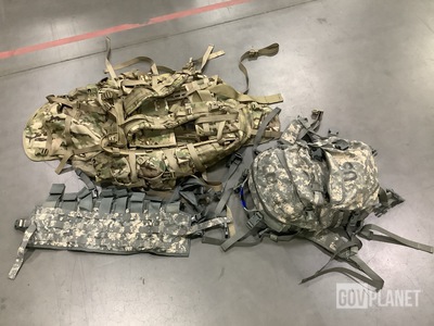 (10) Large Field Packs, (41) Tactical Assault Panels & Assorted Items