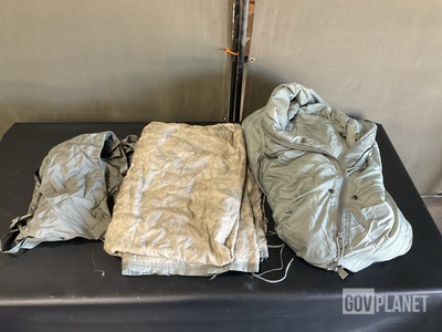 (47) Compression Stuff Sacks, (10) Wet Weather Poncho Liners & Assorted Items