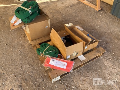 (10) Lifting Slings & (2) Tackle Blocks w/Sheave Assemblies
