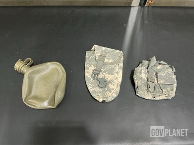 (17) Water Canteens, (167) General Purpose Canteen Pouches & Assorted Items