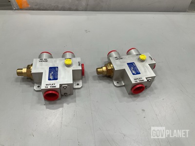 (2) Pacific Design Technologies 6053 Regulating Valves