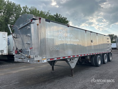 2015 MAC 37 ft Tri/A Aluminum Live Bottom Trailer