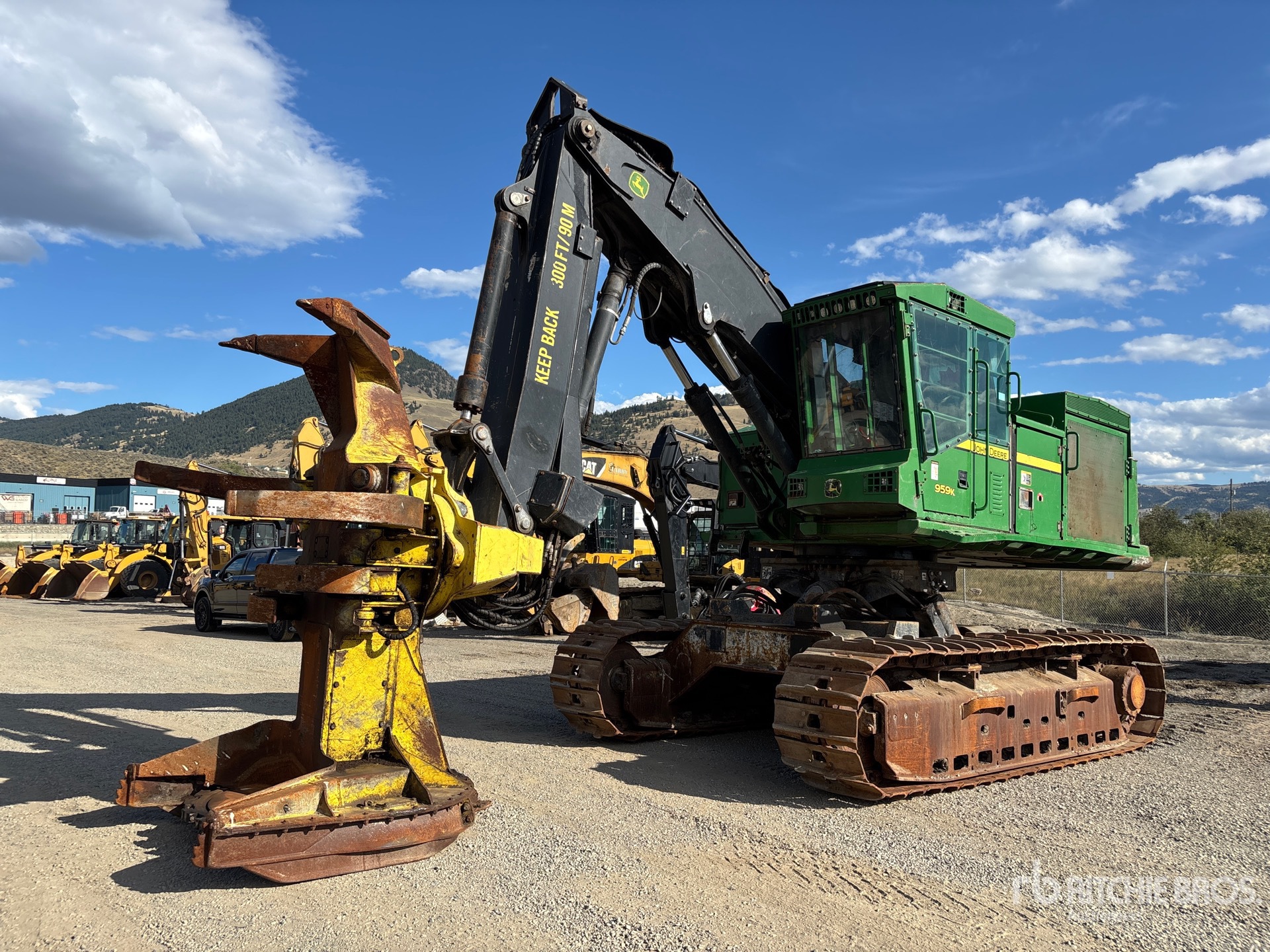 2011 John Deere 959K Leveling Track Feller Buncher