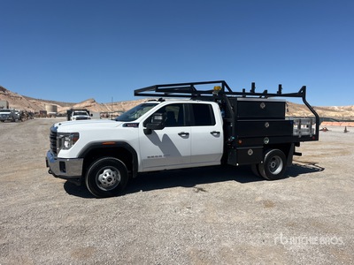 2020 GMC Sierra 3500HD 4x4 Crew Cab Camion à Plateau