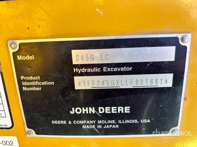 2021 John Deere 245G Excavadora de Cadenas