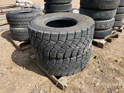 Quantity of (2) Bridgestone L315 445/65R22.5 Tires