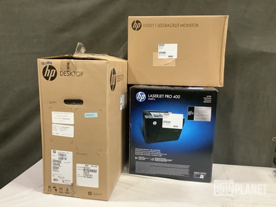 (1) Minitower PC, (1) LED Monitor & (1) Laser Printer