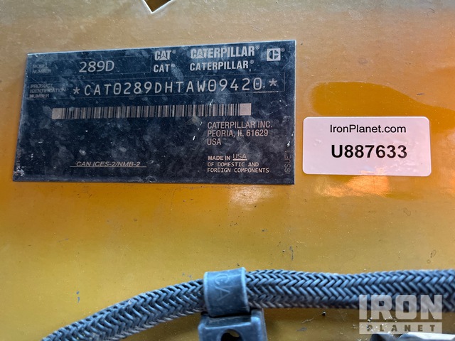 MINI CARGADOR SOBRE ORUGAS 2018 CATERPILLAR 289D
