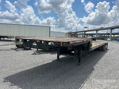 2007 Fontaine EDST78048WSAWK 80000 lb 48 ft T/A Spread Axle Single Drop Step Deck Trailer