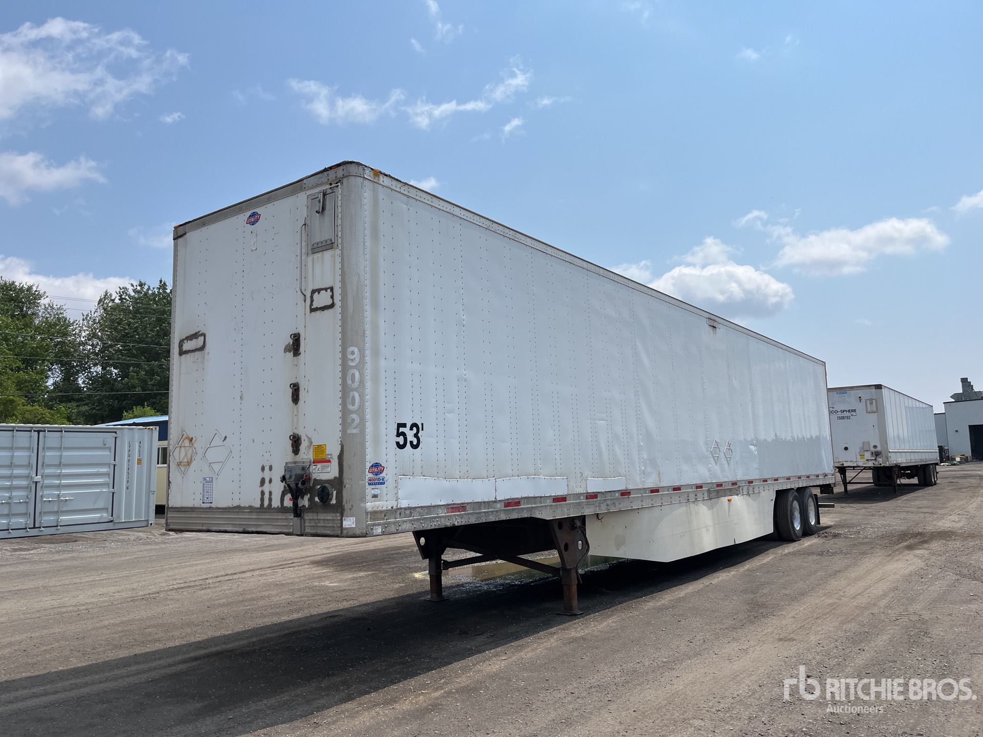 2015 Utility 53 ft T/A Van Trailer