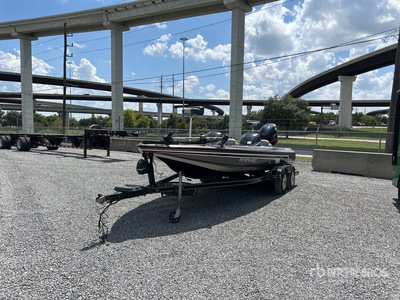 2008 Skeeter 21 ft Fishing Boat w/ EZ Loader SK21 Trailer