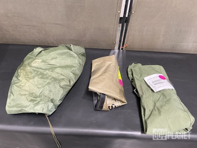(40) Duffel Bags, (27) Food Handler Aprons, (8) Clothing Bags & Assorted Items