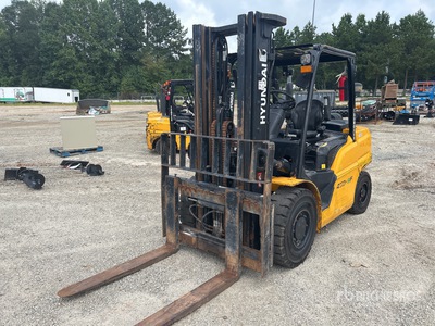 2021 Hyundai 45D-9F 9680 lb Pneumatic Tire Forklift