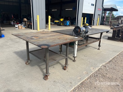 Quantity of (2) Custom Built Work Table