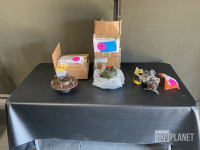 (1) Hub & Stud Assembly, (1) Fuel Pump, (2) Headlights & Assorted Items
