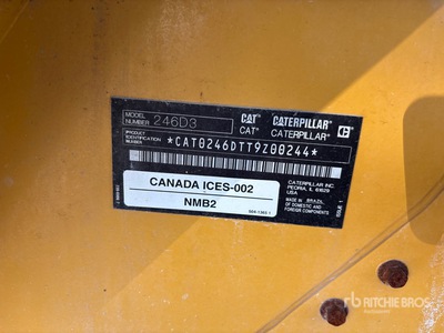 2022 Cat 246D3 Two-Speed Minicargadora