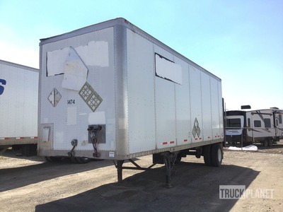 2005 Wabash 28 ft S/A Van Trailer