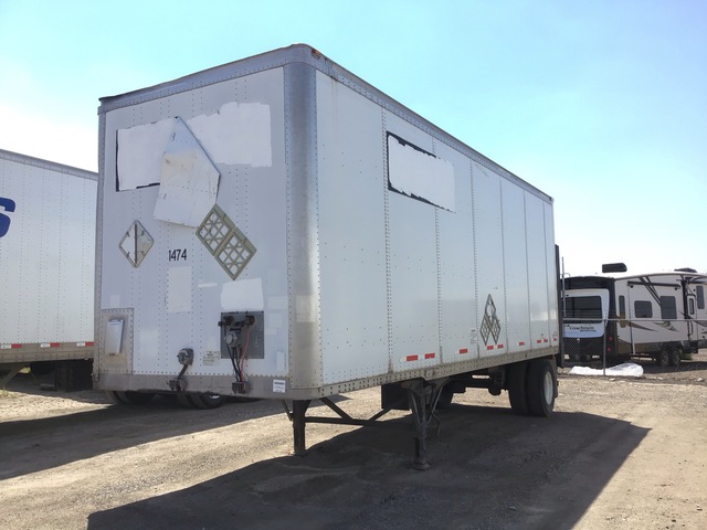 2005 Wabash 28 ft S/A Van Trailer