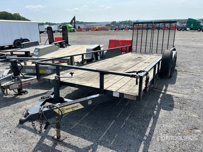 2017 Belmont UT620-TA-7K 20 ft T/A Trailer utilitario