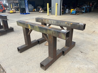 Quantity of (2) Custom Built Tubular Welding Stands